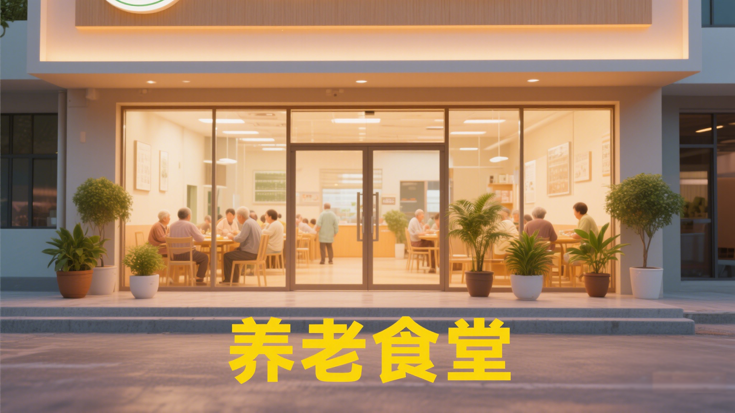 养老食堂环境